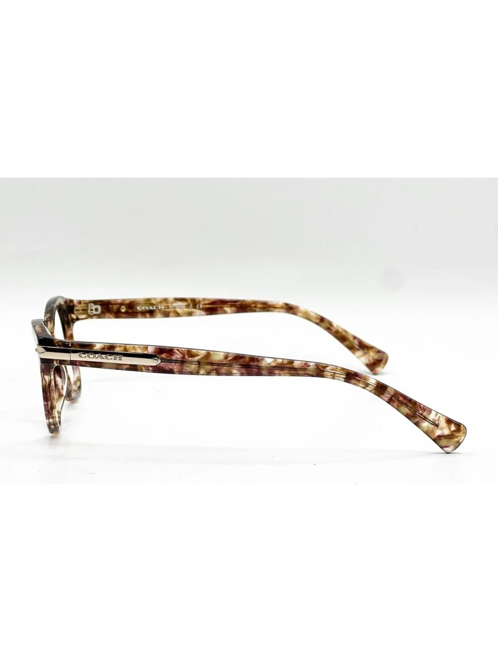 Coach HC 6066 5287 Light Brown Cat Eye Authentic Eyeglass Frames 51-15